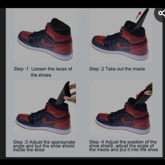 Anti Crease, No Crease Shoe Protectors, 2 Pairs- NEW - Picture 2 of 5